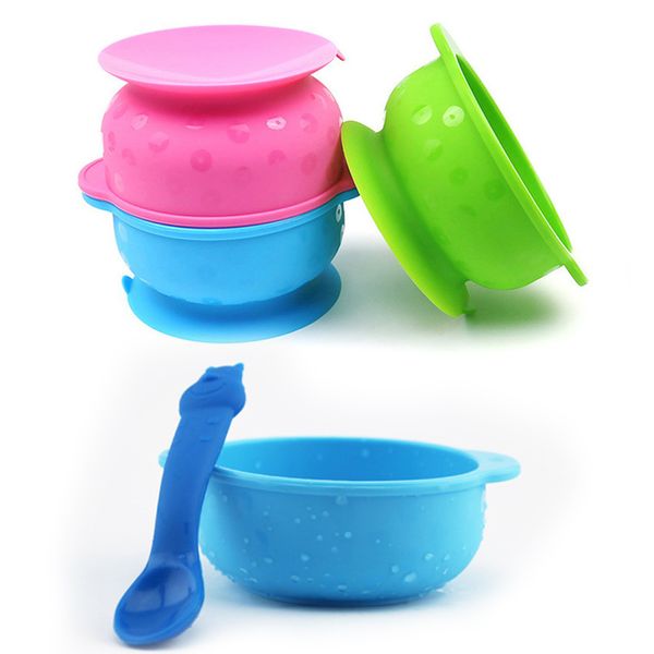 Baby Kids Silicone Tableware Children Bowls Suction Bowl with Spoon Baby Food Baby Dinner Feeding Bowls Portable Kids Plate
Baby Kids Silicone Tableware Children Bowls Suction Bowl with Spoon Baby Food Baby Dinner Feeding Bowls Portable Kids Plate