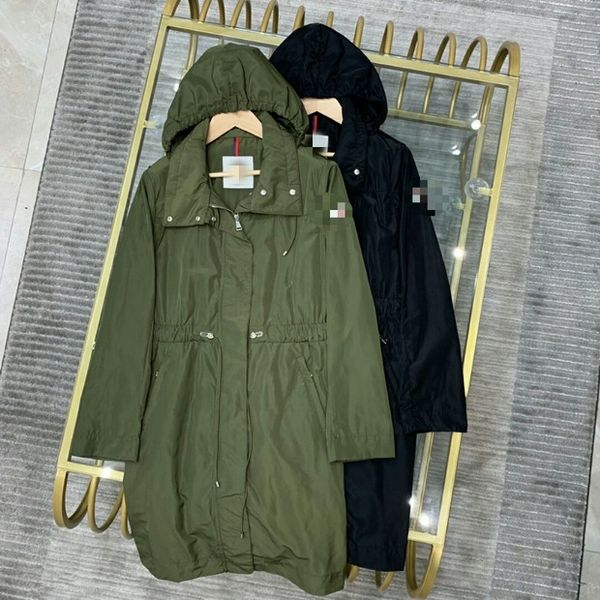 luxury france women's trench coats jackets designer brand maya new all-match classic can be stored cap long waist jacket, Tan;black
luxury france women's trench coats jackets designer brand maya new all-match classic can be stored cap long waist jacket, Tan;black