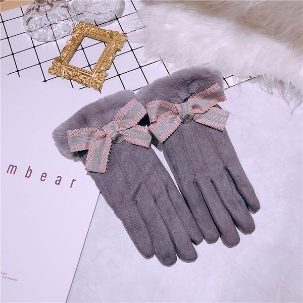 fingerless gloves bowknot suede touch screen mittens double layer thicker warm winter elegant solid wrist luvas mujer guantes female gift, Blue;gray
fingerless gloves bowknot suede touch screen mittens double layer thicker warm winter elegant solid wrist luvas mujer guantes female gift, Blue;gray