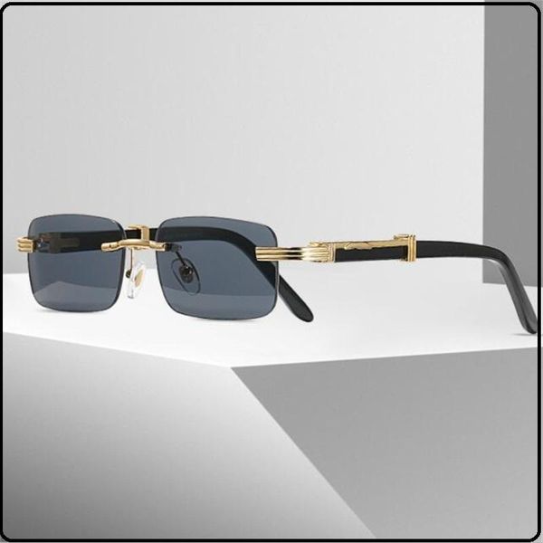 sunglasses retro optical frame glasses man frameless sliced metal trendy luxury rectangular sun visor, White;black
sunglasses retro optical frame glasses man frameless sliced metal trendy luxury rectangular sun visor, White;black