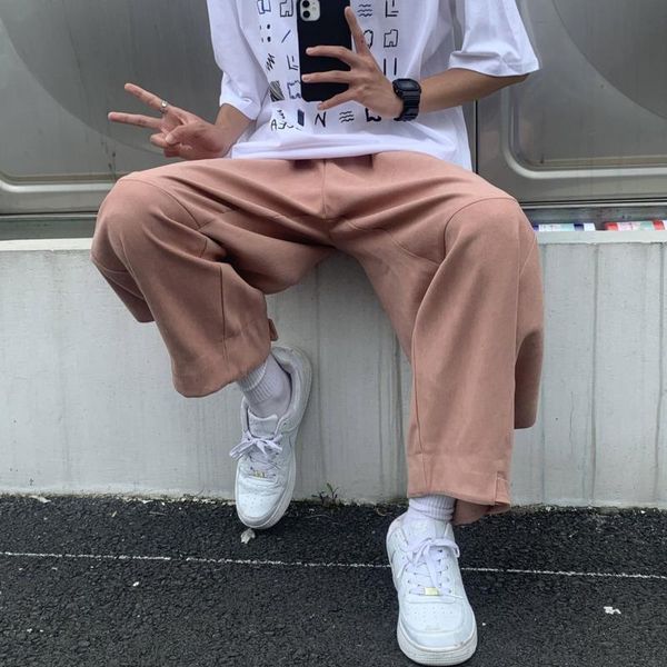 men's pants summer thin casual fashion black/pink/white wide-leg mens streetwear loose hip-hop straight harem men
men's pants summer thin casual fashion black/pink/white wide-leg mens streetwear loose hip-hop straight harem men