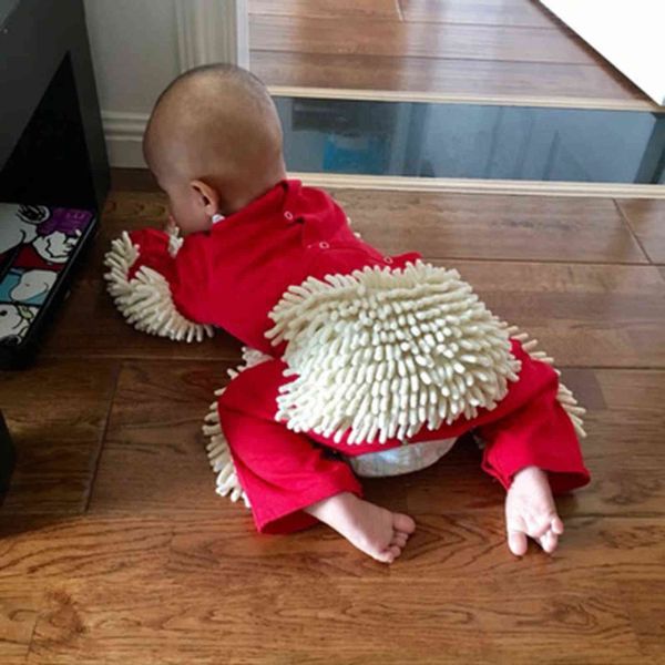 baby mop romper newborn clothes crawling jumpsuit infant cleaning mop suit cleaning mop suit costume bodysuit g1129, Red;yellow
baby mop romper newborn clothes crawling jumpsuit infant cleaning mop suit cleaning mop suit costume bodysuit g1129, Red;yellow