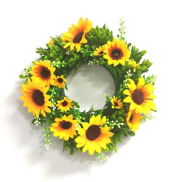 decorative flowers & wreaths spring sunflower artificial 32cm small flower garlands for front door wall decoration
decorative flowers & wreaths spring sunflower artificial 32cm small flower garlands for front door wall decoration
