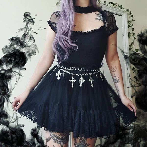 missme gothic black tshirt lace mesh short sleeve t shirt hollow out women dark punk streetwear summer 2021 women's t-shirt, White
missme gothic black tshirt lace mesh short sleeve t shirt hollow out women dark punk streetwear summer 2021 women's t-shirt, White