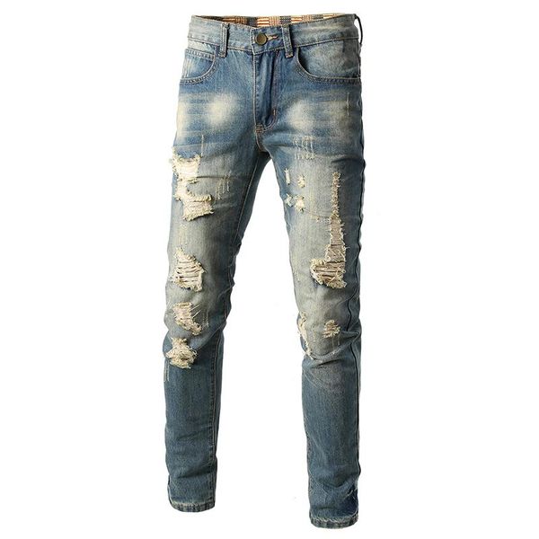 men's jeans 2021 plus-size loose straight leg high-end quality fashion ripped trend soft pants size 28-40, Blue
men's jeans 2021 plus-size loose straight leg high-end quality fashion ripped trend soft pants size 28-40, Blue
