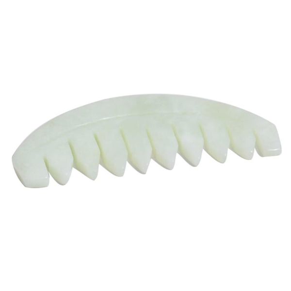 hair brushes 1pc head comb jade small scraping tool body massager skin care, Silver
hair brushes 1pc head comb jade small scraping tool body massager skin care, Silver