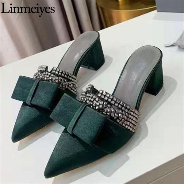high heel slippers women satin slides shoes woman spring cravat crystal heels outdoor zapatillas mujer, Black
high heel slippers women satin slides shoes woman spring cravat crystal heels outdoor zapatillas mujer, Black