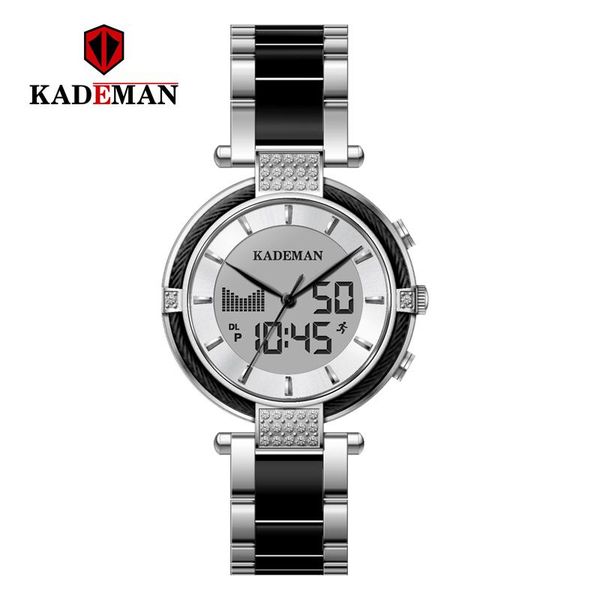 wristwatches kademan luxury women watches elegant stainless steel strap round dial waterproof ladies watch relogio feminno female clock, Slivery;brown
wristwatches kademan luxury women watches elegant stainless steel strap round dial waterproof ladies watch relogio feminno female clock, Slivery;brown