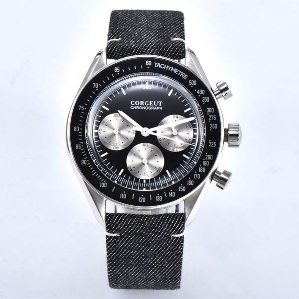 wristwatches corgeut 40mm quartz watch men fashion sport multifunction clock 24 hours full chronograph, Slivery;brown
wristwatches corgeut 40mm quartz watch men fashion sport multifunction clock 24 hours full chronograph, Slivery;brown