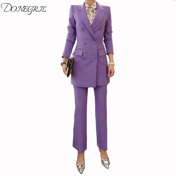 women work 2 piece set business 2021 formal double-breasted long blazer coat + office pencil trousers suit women's two pants, White
women work 2 piece set business 2021 formal double-breasted long blazer coat + office pencil trousers suit women's two pants, White