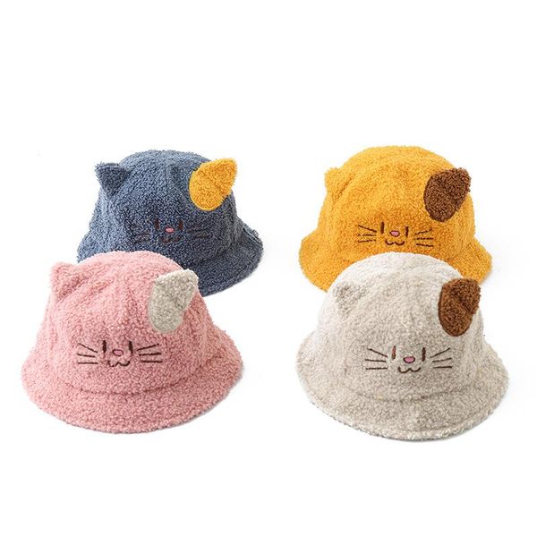 autumn winter boys and girls cartoon plush wool windproof basin hat warm baby fisherman cute cat ear children hats caps &, Yellow
autumn winter boys and girls cartoon plush wool windproof basin hat warm baby fisherman cute cat ear children hats caps &, Yellow