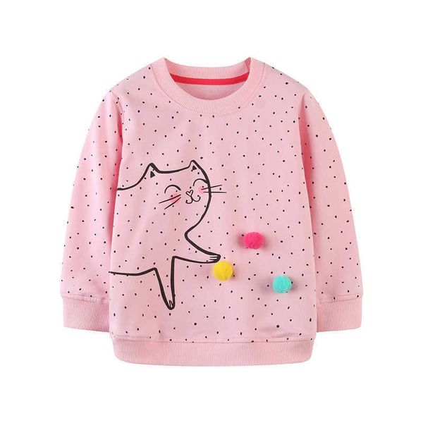 jumping meters autumn winter girls polka dot sweatshirts fashion cute children cotton costume long sleeve sweater 210529, Black
jumping meters autumn winter girls polka dot sweatshirts fashion cute children cotton costume long sleeve sweater 210529, Black
