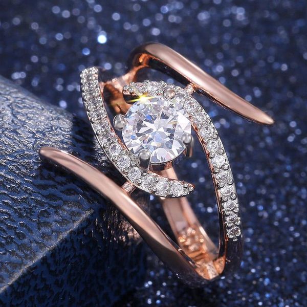 wedding rings creative copper plated rose gold color separation ring fashion ladies jewelry for women, Slivery;golden
wedding rings creative copper plated rose gold color separation ring fashion ladies jewelry for women, Slivery;golden