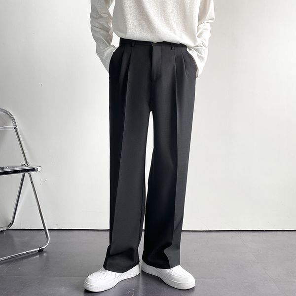 men's pants solid color formal suit korean fashion loose casual harajuku streetwear wide-leg straight-leg 6gxk, Black
men's pants solid color formal suit korean fashion loose casual harajuku streetwear wide-leg straight-leg 6gxk, Black