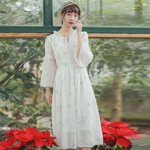 casual dresses women's dress 2021 spring summer floral chiffon female long-sleeved elasticated waist elegant long vestidos a2, Black;gray
casual dresses women's dress 2021 spring summer floral chiffon female long-sleeved elasticated waist elegant long vestidos a2, Black;gray