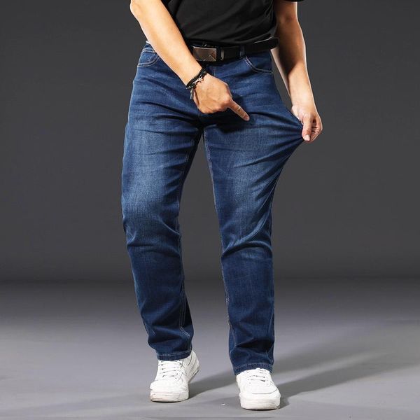 men's jeans plus size 42 44 46 48 50 business loose classic style straight stretch denim trousers male brand pants black blue
men's jeans plus size 42 44 46 48 50 business loose classic style straight stretch denim trousers male brand pants black blue