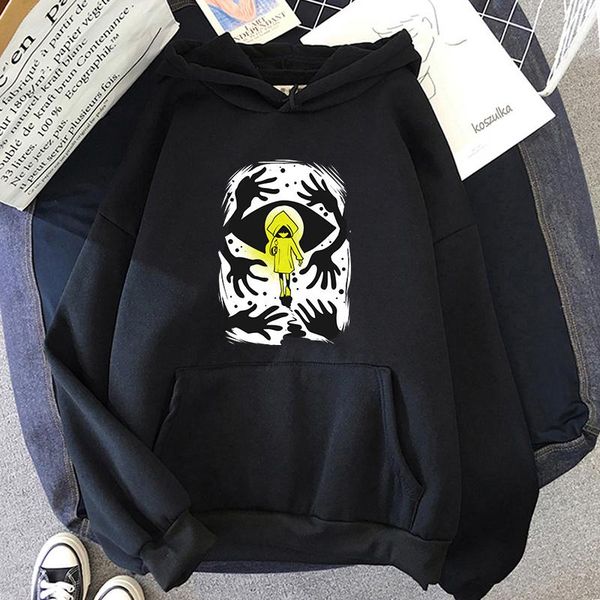 women's hoodies & sweatshirts little nightmares hoodie kawaii print women funny cartoon harajuku korean oversized cute student long sle, Black
women's hoodies & sweatshirts little nightmares hoodie kawaii print women funny cartoon harajuku korean oversized cute student long sle, Black
