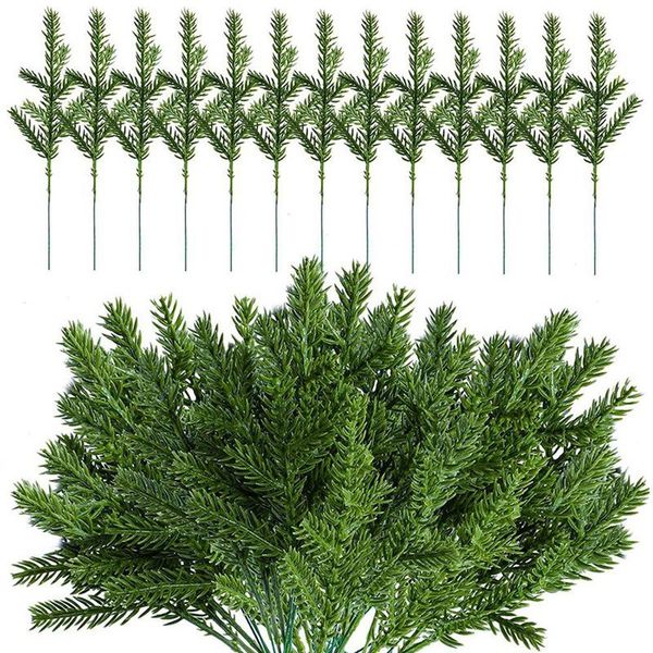decorative flowers & wreaths 120 pieces artificial pine needles branches christmas fake greenery tree diy garland
decorative flowers & wreaths 120 pieces artificial pine needles branches christmas fake greenery tree diy garland