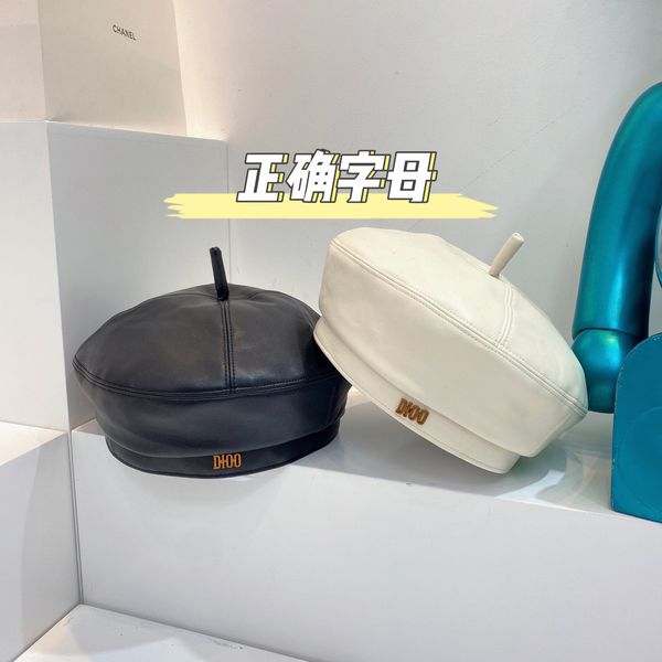 family correct version ~ 2021 early new fashion leather beret women's casual personality sweet hat, Blue;gray
family correct version ~ 2021 early new fashion leather beret women's casual personality sweet hat, Blue;gray