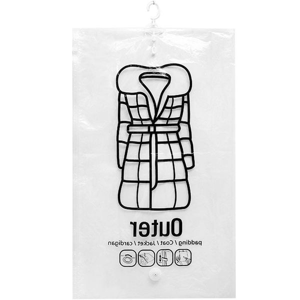 storage bags hanging clothing compression bag transparent large thickened down suction vacuum travel saving space
storage bags hanging clothing compression bag transparent large thickened down suction vacuum travel saving space