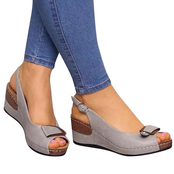 sandals 2021 woman retro wedges summer wedge female casual sewing women shoes comfortable ladies sandalias plus size, Black
sandals 2021 woman retro wedges summer wedge female casual sewing women shoes comfortable ladies sandalias plus size, Black