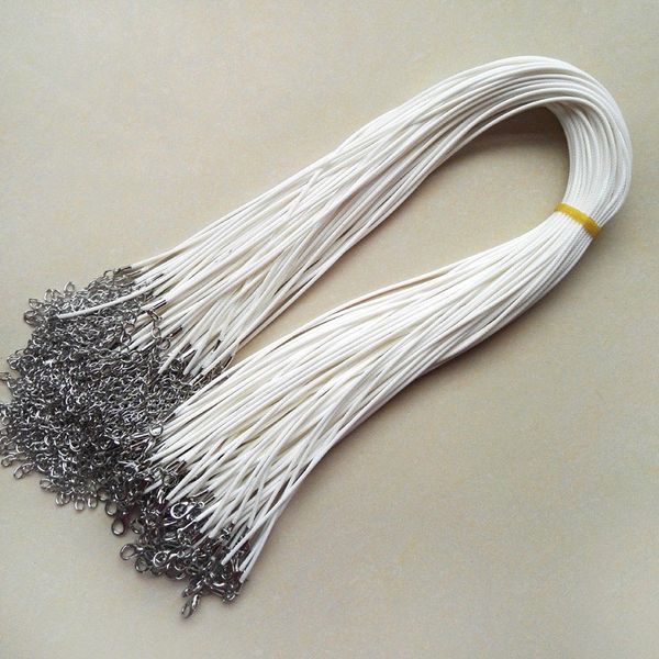 wholesale 1.5mm white wax leather cord necklace rope 45cm chain lobster clasp diy jewelry accessories 100pcs/lot, White;red
wholesale 1.5mm white wax leather cord necklace rope 45cm chain lobster clasp diy jewelry accessories 100pcs/lot, White;red