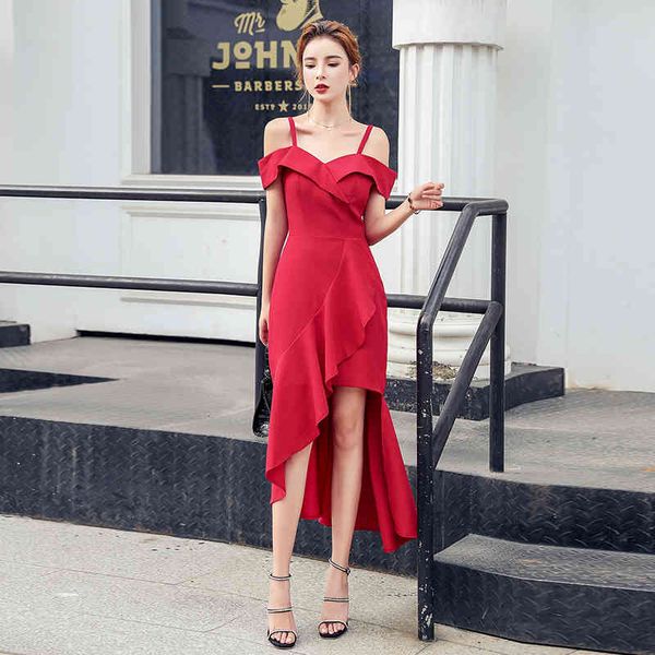 dress summer girl tall wait skinny open slash neck elegant red bing dress party ladies, Black;gray
dress summer girl tall wait skinny open slash neck elegant red bing dress party ladies, Black;gray