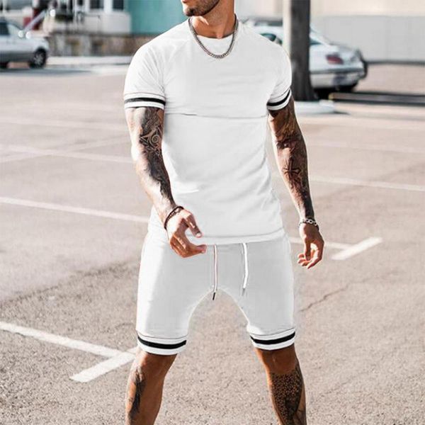 men's tracksuits men suit 2021sportswear casual short sleeve t-shirt sports shorts quick drying stitching sleeves solid plus size cloth, Gray
men's tracksuits men suit 2021sportswear casual short sleeve t-shirt sports shorts quick drying stitching sleeves solid plus size cloth, Gray