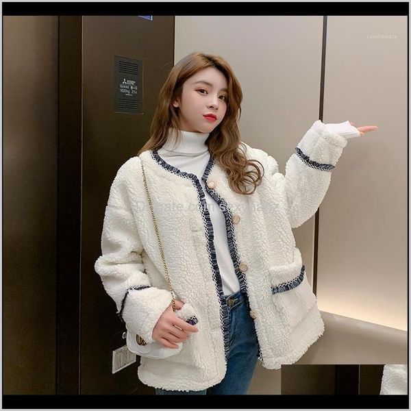 outerwear & womens clothing apparel drop delivery 2021 winter jacket women solid single breasted faux lamb fur coat warm thick fashion loose, Black
outerwear & womens clothing apparel drop delivery 2021 winter jacket women solid single breasted faux lamb fur coat warm thick fashion loose, Black