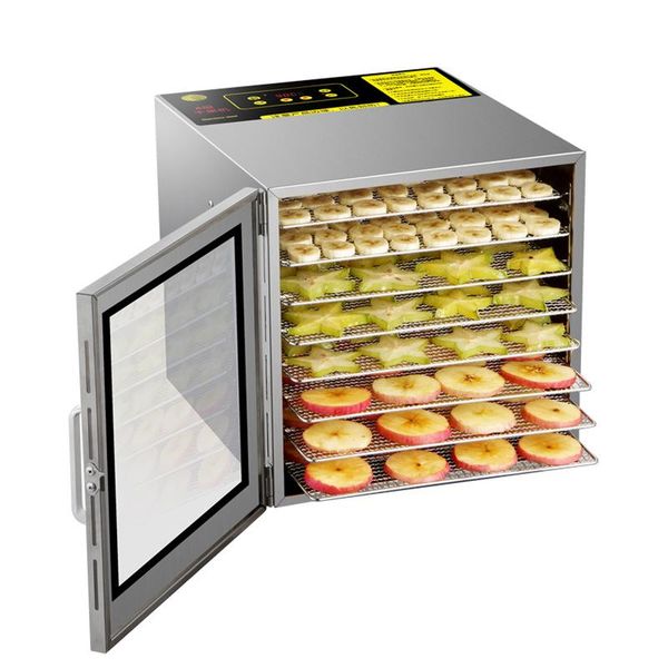 dehydrators 8 layers air dryer electric dehydrator fruit stainless steel food vegetable meat pet drying machine 220v 110v snack
dehydrators 8 layers air dryer electric dehydrator fruit stainless steel food vegetable meat pet drying machine 220v 110v snack