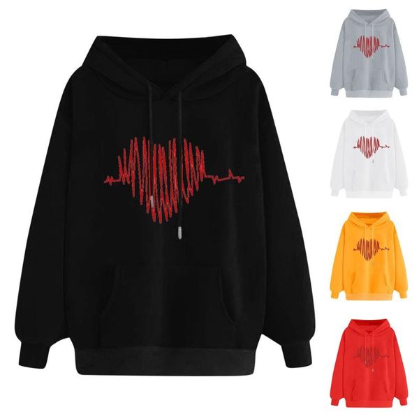 women's hoodies & sweatshirts women sweatshirt hoody ladies hooded heartbeat printed casual pullovers girls long sleeve autumn winter c, Black
women's hoodies & sweatshirts women sweatshirt hoody ladies hooded heartbeat printed casual pullovers girls long sleeve autumn winter c, Black