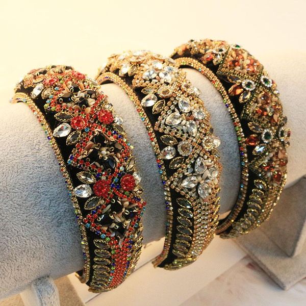 hair clips & barrettes colorful full crystal rhinestone wild geometric headband baroque exaggerated fashion hairband for women ornaments who, Golden;silver
hair clips & barrettes colorful full crystal rhinestone wild geometric headband baroque exaggerated fashion hairband for women ornaments who, Golden;silver