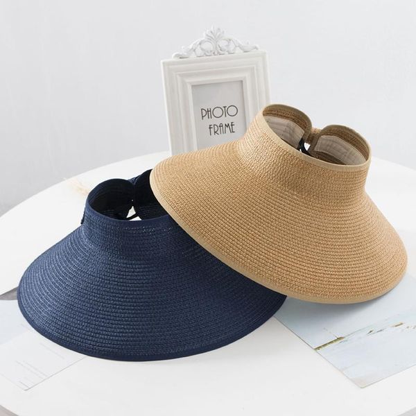 wide brim hats 1pc women's fashion conciseness rollable drafting hat sun beach women uv protection visor 21 colors, Blue;gray
wide brim hats 1pc women's fashion conciseness rollable drafting hat sun beach women uv protection visor 21 colors, Blue;gray