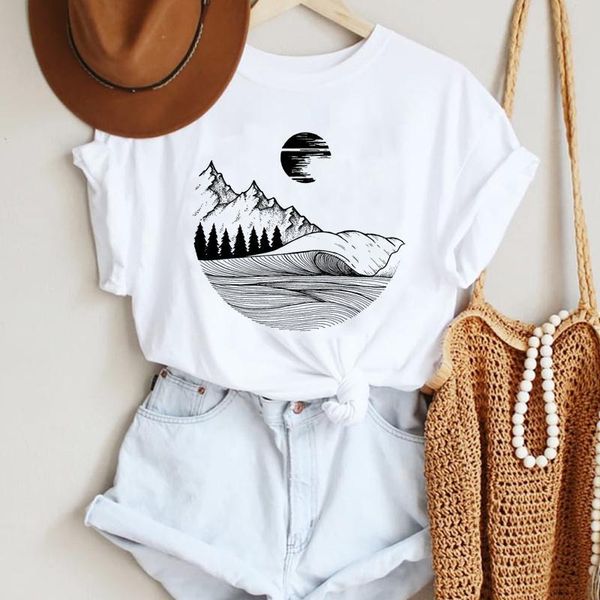 women's t-shirt women cartoon camper vacation 90s cute style fashion summer lady print tee graphic t female tshirts clothes, White
women's t-shirt women cartoon camper vacation 90s cute style fashion summer lady print tee graphic t female tshirts clothes, White