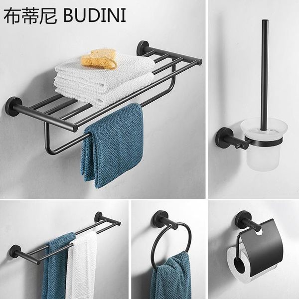 bath accessory set bathroom accessories black matte stainless steel hardware towel rail rack roll paper holder toilet brush
bath accessory set bathroom accessories black matte stainless steel hardware towel rail rack roll paper holder toilet brush