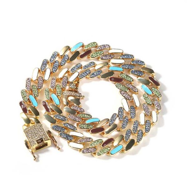 chains hiphop jewelry 12mm colorful dripping oil bracelet curb miami cuban chain mens hip hop thick silver plated rhinestone link
chains hiphop jewelry 12mm colorful dripping oil bracelet curb miami cuban chain mens hip hop thick silver plated rhinestone link
