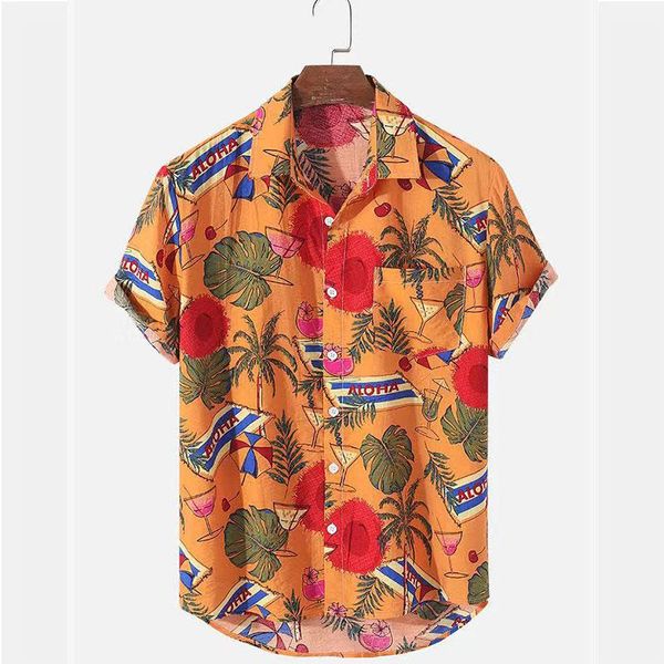 men's casual shirts hawaii beach print short sleeve shirt summer fashion holiday coconut clothing, White;black
men's casual shirts hawaii beach print short sleeve shirt summer fashion holiday coconut clothing, White;black