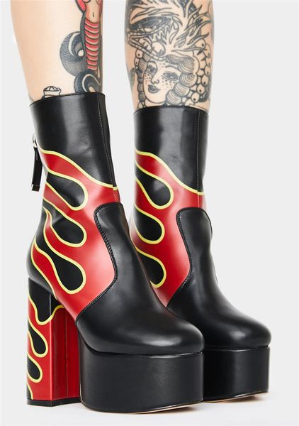 brand new fashion large size 43 block high heeled large size 43 platform gothic style woman shoes cool ankle boots, Black
brand new fashion large size 43 block high heeled large size 43 platform gothic style woman shoes cool ankle boots, Black