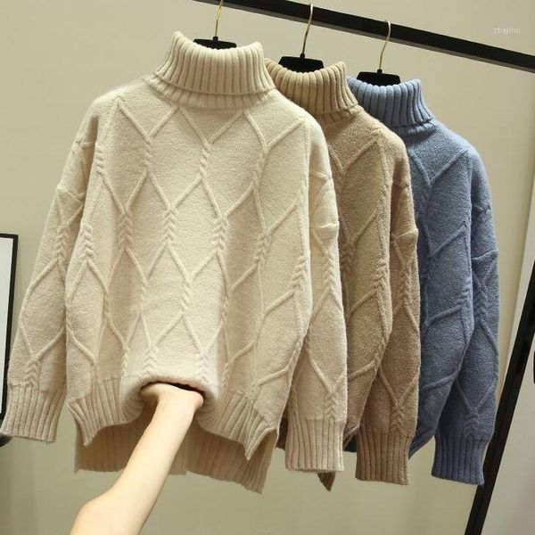 oversize turtleneck women sweater 2021 autumn winter cashmere cotton blend pullover pull femme hiver loose jumper woman sweaters women', White;black
oversize turtleneck women sweater 2021 autumn winter cashmere cotton blend pullover pull femme hiver loose jumper woman sweaters women', White;black