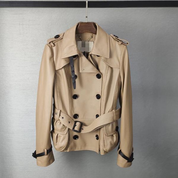 women's leather & faux of fund 2021 autumn winters is brief paragraph double-breasted belt sheepskin coat pocket cultivate morality, Black
women's leather & faux of fund 2021 autumn winters is brief paragraph double-breasted belt sheepskin coat pocket cultivate morality, Black