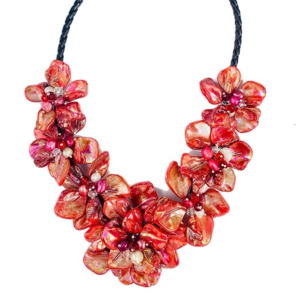 chains 7pcs red flower shell baroque necklace 18inch nature handmade wholesale fppj, Silver
chains 7pcs red flower shell baroque necklace 18inch nature handmade wholesale fppj, Silver