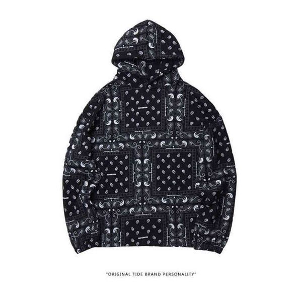 hip-hop street retro cashew flower sweater men loose tij brand hooded pair hoodies, Black
hip-hop street retro cashew flower sweater men loose tij brand hooded pair hoodies, Black