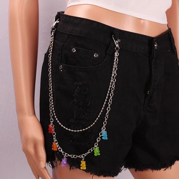 belts punk chain on the jeans pants women men keychain chains for hipster e girl boy clothing accessories, Black;brown
belts punk chain on the jeans pants women men keychain chains for hipster e girl boy clothing accessories, Black;brown