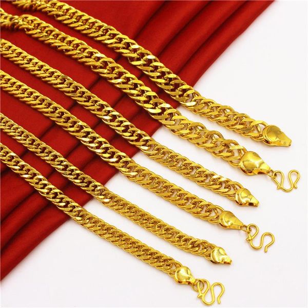 chains pure gold color long chain necklace for women / men,plated 24k 8mm/ 10m /12mm heavry link men 60cm, Silver
chains pure gold color long chain necklace for women / men,plated 24k 8mm/ 10m /12mm heavry link men 60cm, Silver