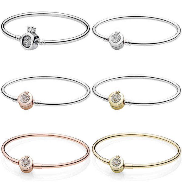 original moments sparkling crown o snake chain bangle fit 925 sterling silver pandora bracelet bead charm diy jewelry, Black
original moments sparkling crown o snake chain bangle fit 925 sterling silver pandora bracelet bead charm diy jewelry, Black