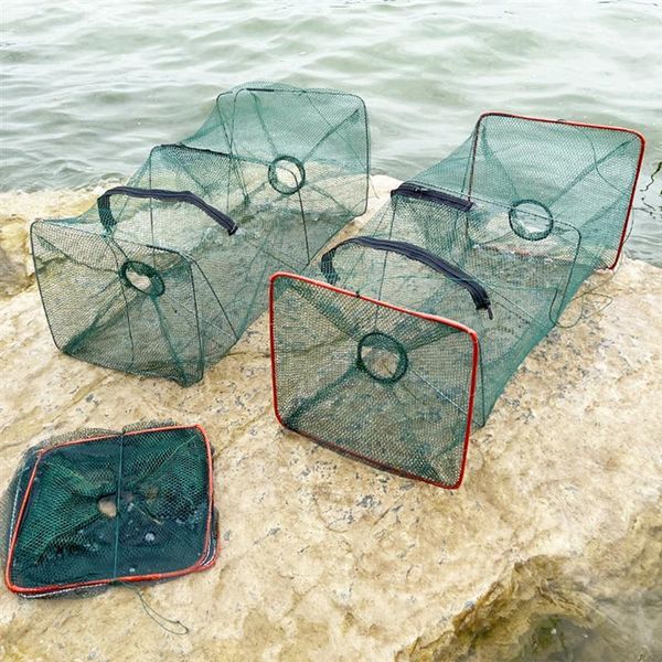 fishing accessories net foldable portable dip fish cage nylon steel wire pot prawn hand trap network
fishing accessories net foldable portable dip fish cage nylon steel wire pot prawn hand trap network