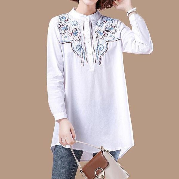 women's blouses & shirts ethnic embroidery ladies blouse plus size women vintage long sleeve cotton linen white shirt autumn spring tun
women's blouses & shirts ethnic embroidery ladies blouse plus size women vintage long sleeve cotton linen white shirt autumn spring tun