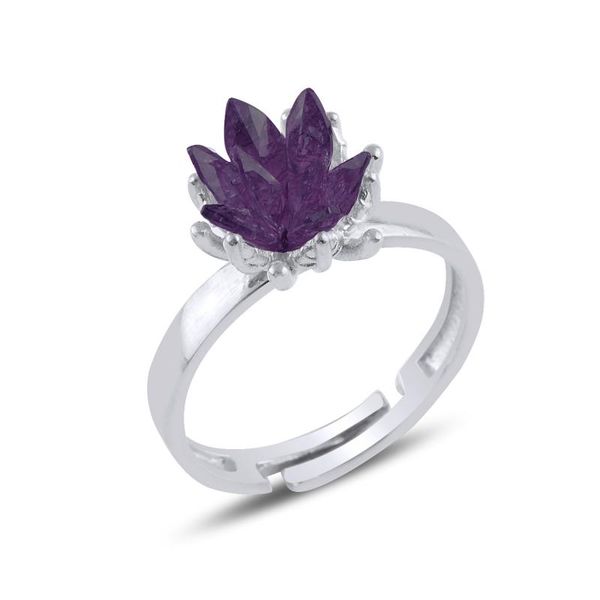 cluster rings silverlina silver lotus flower amethyst zircon stone ring, Golden;silver
cluster rings silverlina silver lotus flower amethyst zircon stone ring, Golden;silver