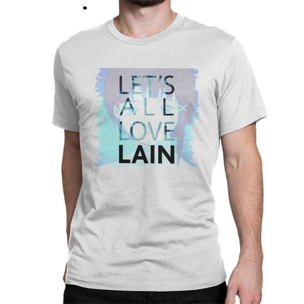 men's t-shirts t-shirt love serial experiments lain novelty 100% cotton tees short sleeve t shirts o neck classic, White;black
men's t-shirts t-shirt love serial experiments lain novelty 100% cotton tees short sleeve t shirts o neck classic, White;black