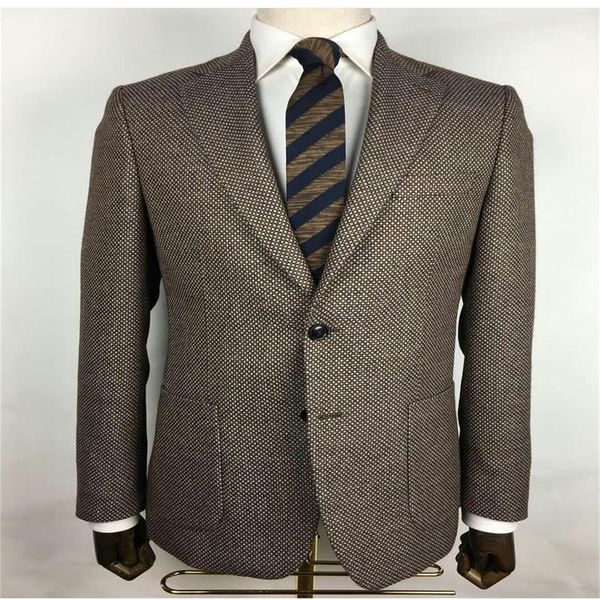 one piece men suits brown wool winter est modern formal party coat customized fit lapel casual outfit men's & blazers, White;black
one piece men suits brown wool winter est modern formal party coat customized fit lapel casual outfit men's & blazers, White;black